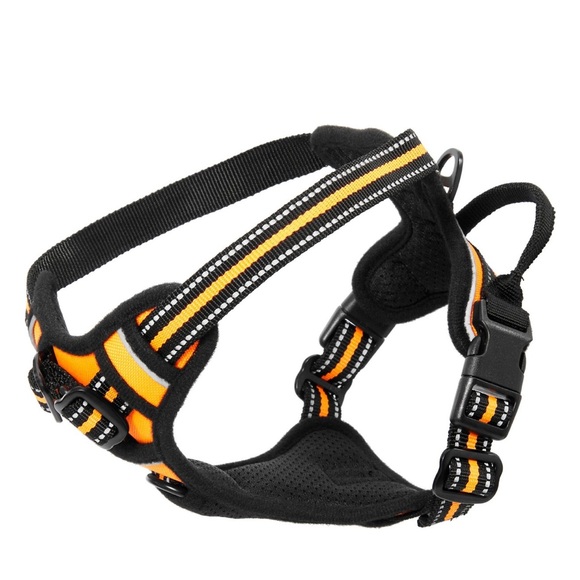Frisco Padded Reflective Harness - Orange Small NWT - Picture 3 of 6